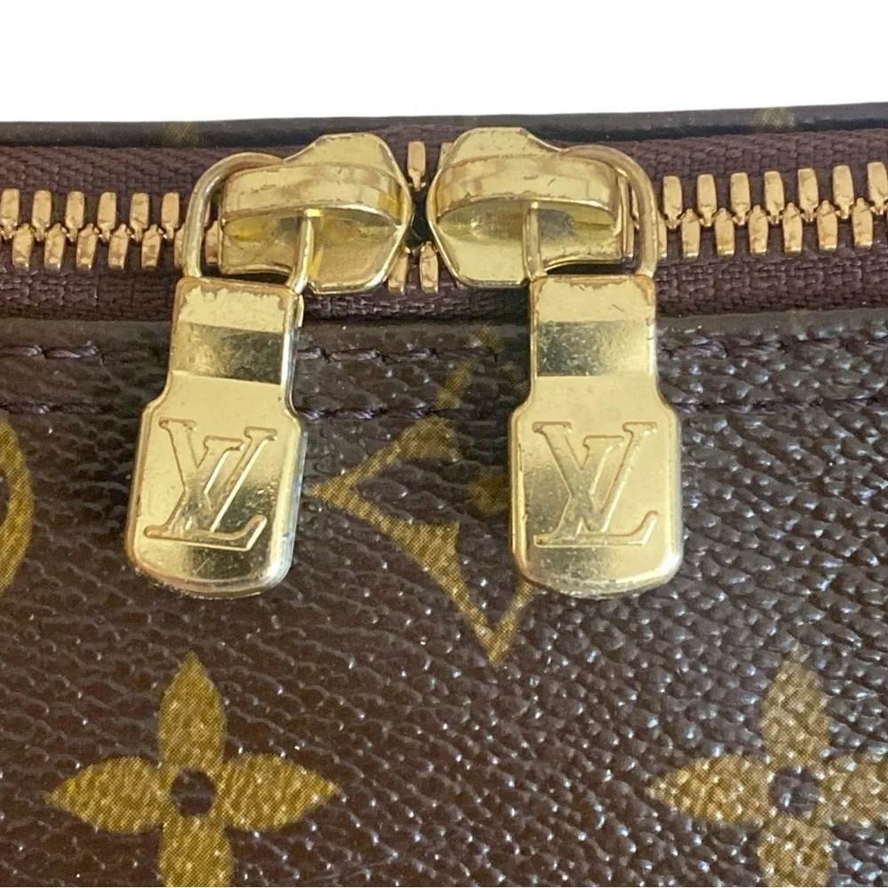 Vintage Louis Vuitton Coussin GM Shoulder Bag Monogram Canvas Brown Luxury